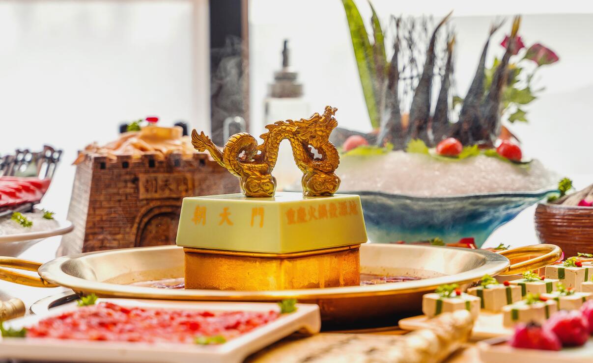 黃瓜條圣誕樹，圣誕氣氛火鍋菜品，氛圍感拉滿！